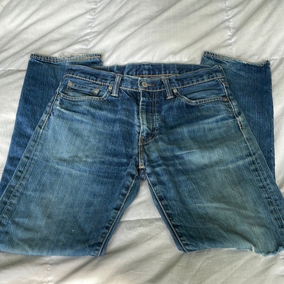 Levi’s 513 Men’s Slim Straight Medium Wash Jeans, Size 33x32 - Picture 4 of 15